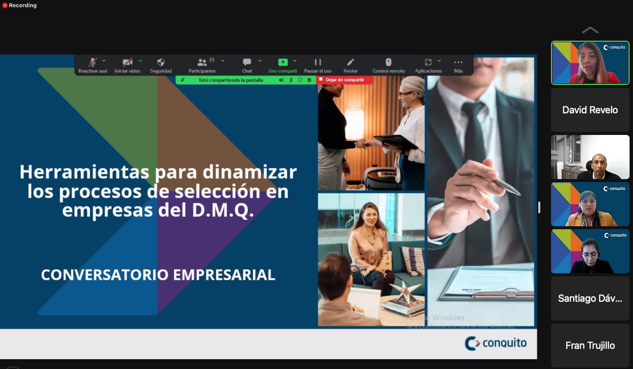 Más de 30 empresas participaron en conversatorios empresariales impulsados por ConQuito