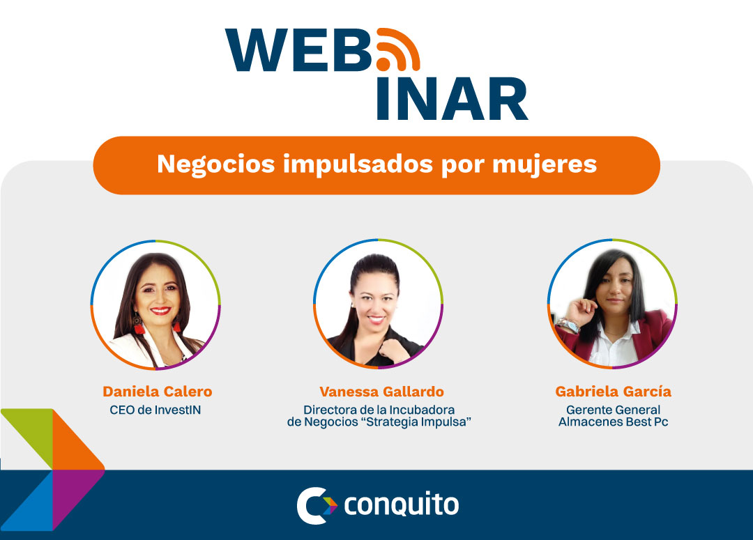 ConQuito impulsó webinar sobre exitosas mujeres empresarias