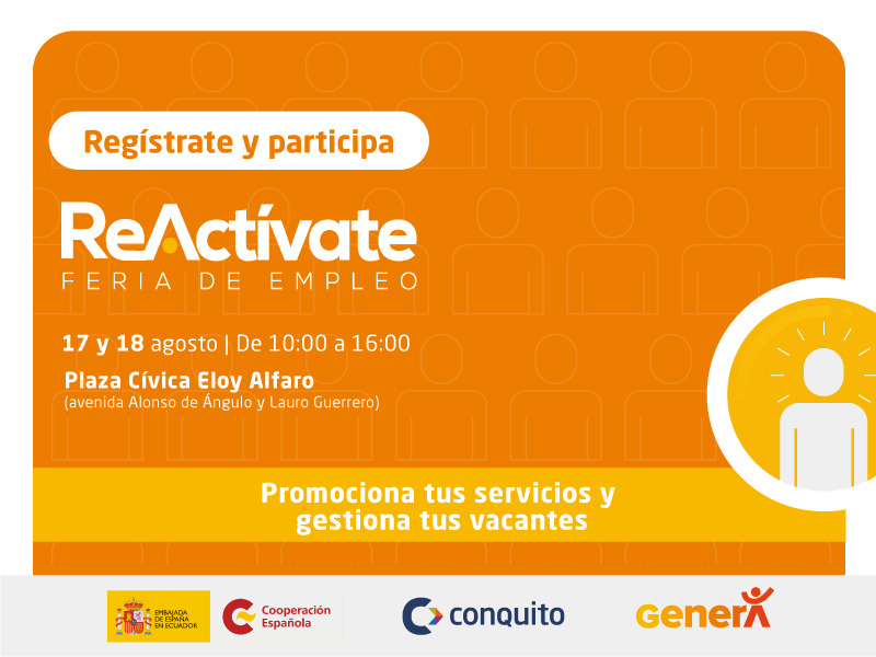 Feria de empleo Reactívate en Quito