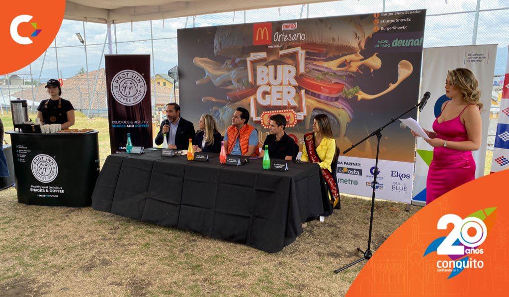 Rueda de prensa burger show Ecuador