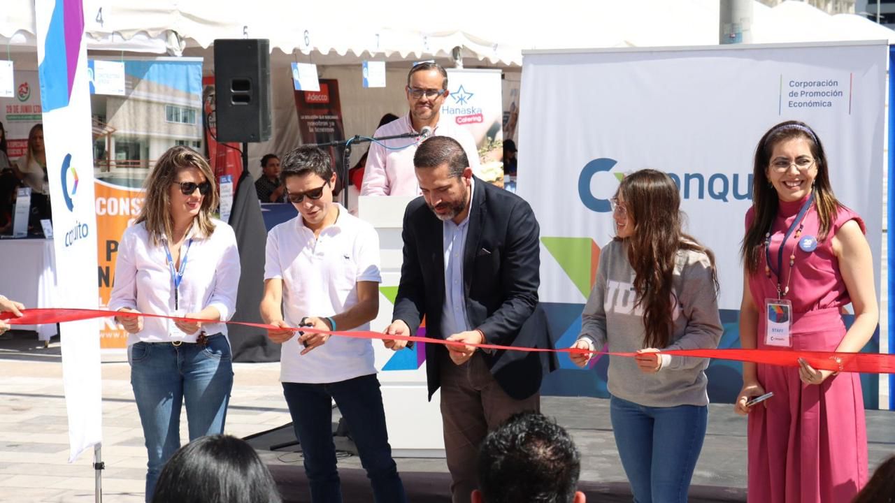 Inauguración de la feria de empleo ReActívate